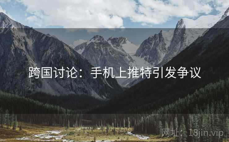 跨国讨论：手机上推特引发争议